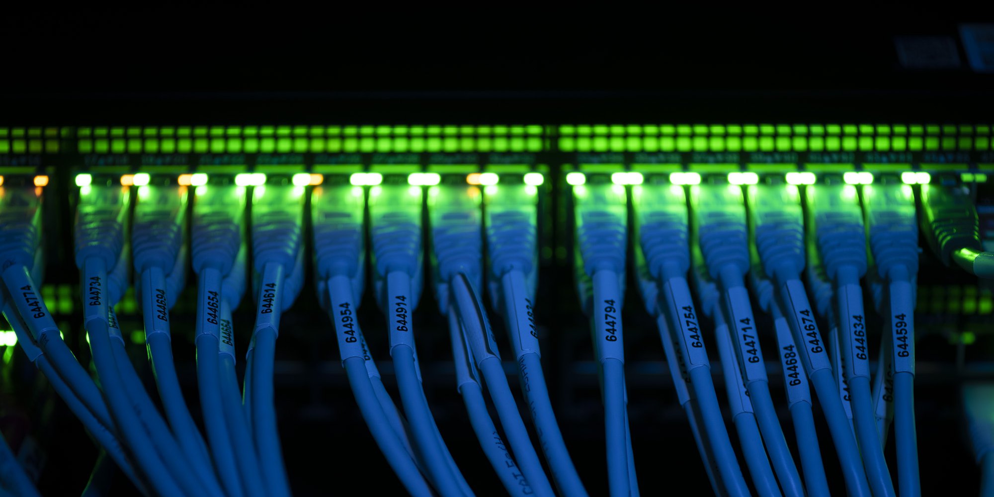 Artful cabling is required to connect across JASMIN's internal network.